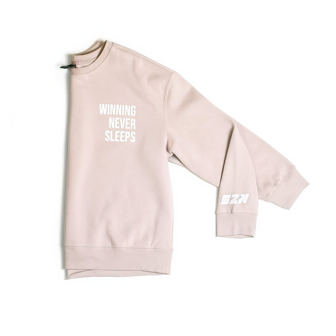 IN SZN Winning Never Sleeps Crewneck Sweatshirt
