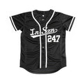 IN SZN 247 Black Baseball Jersey